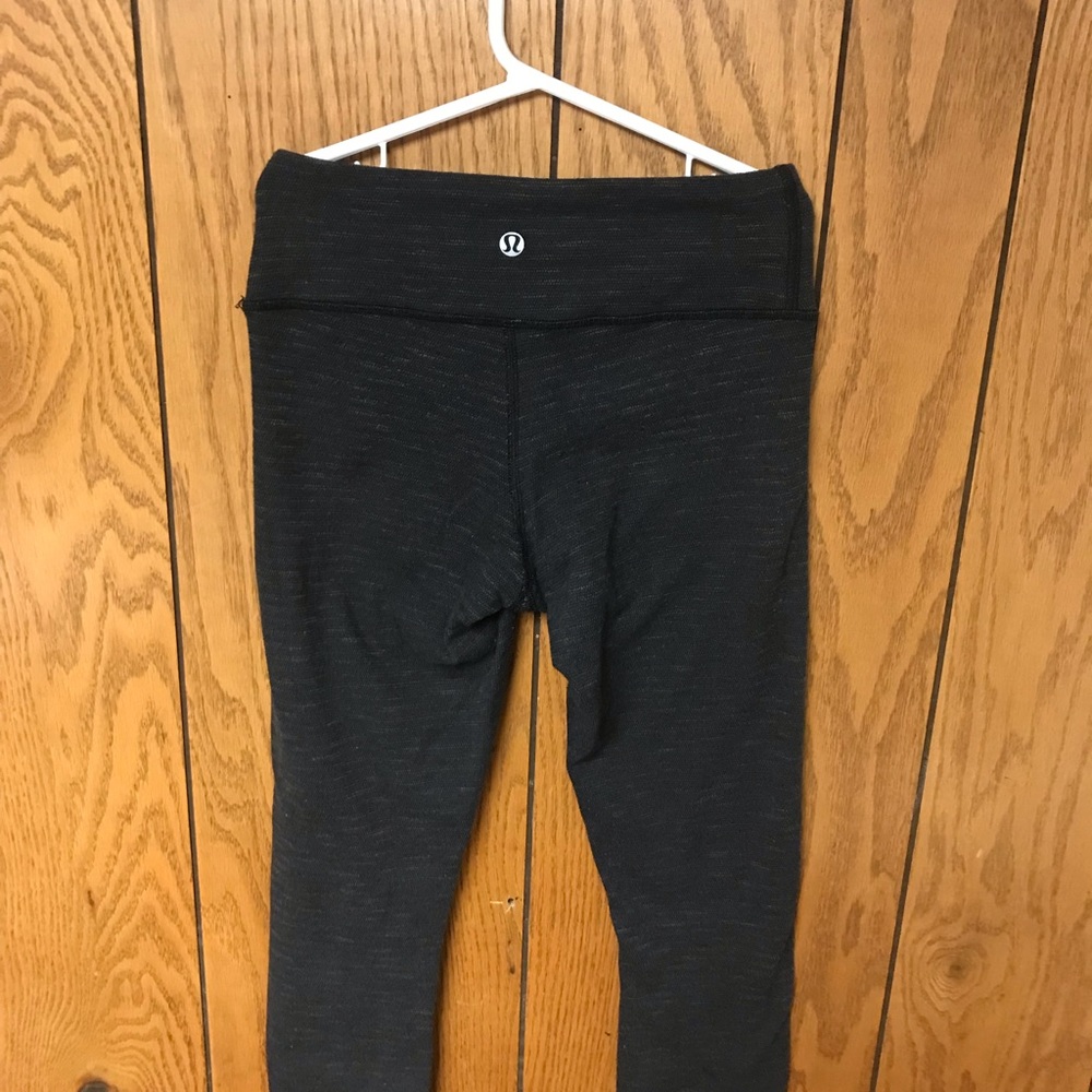 Lululemon Wunder Under Crop Gray - Picture 11 of 12